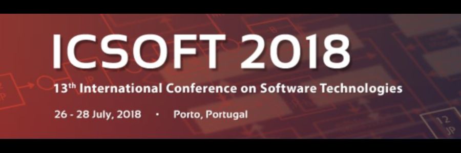 ICSOFT 2018: Conferência Internacional de Tecnologias de Software 
